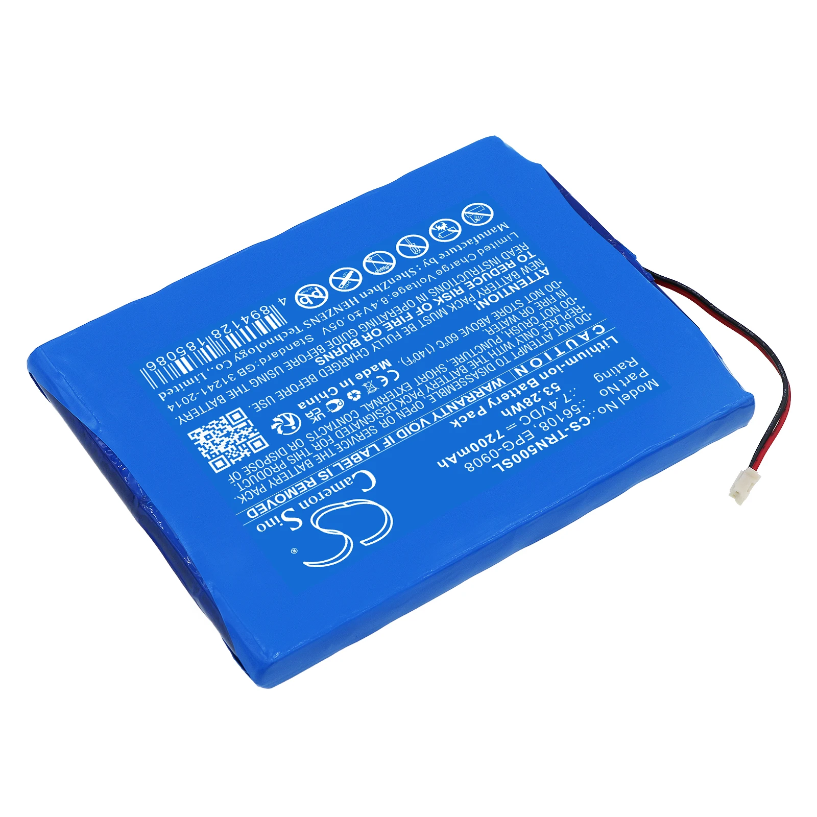 Equipment, Survey, Test Battery For Trimble GPS Net R5 67668-20 GPS Net R9 56108 EPG-0908 7200mAh / 53.28Wh