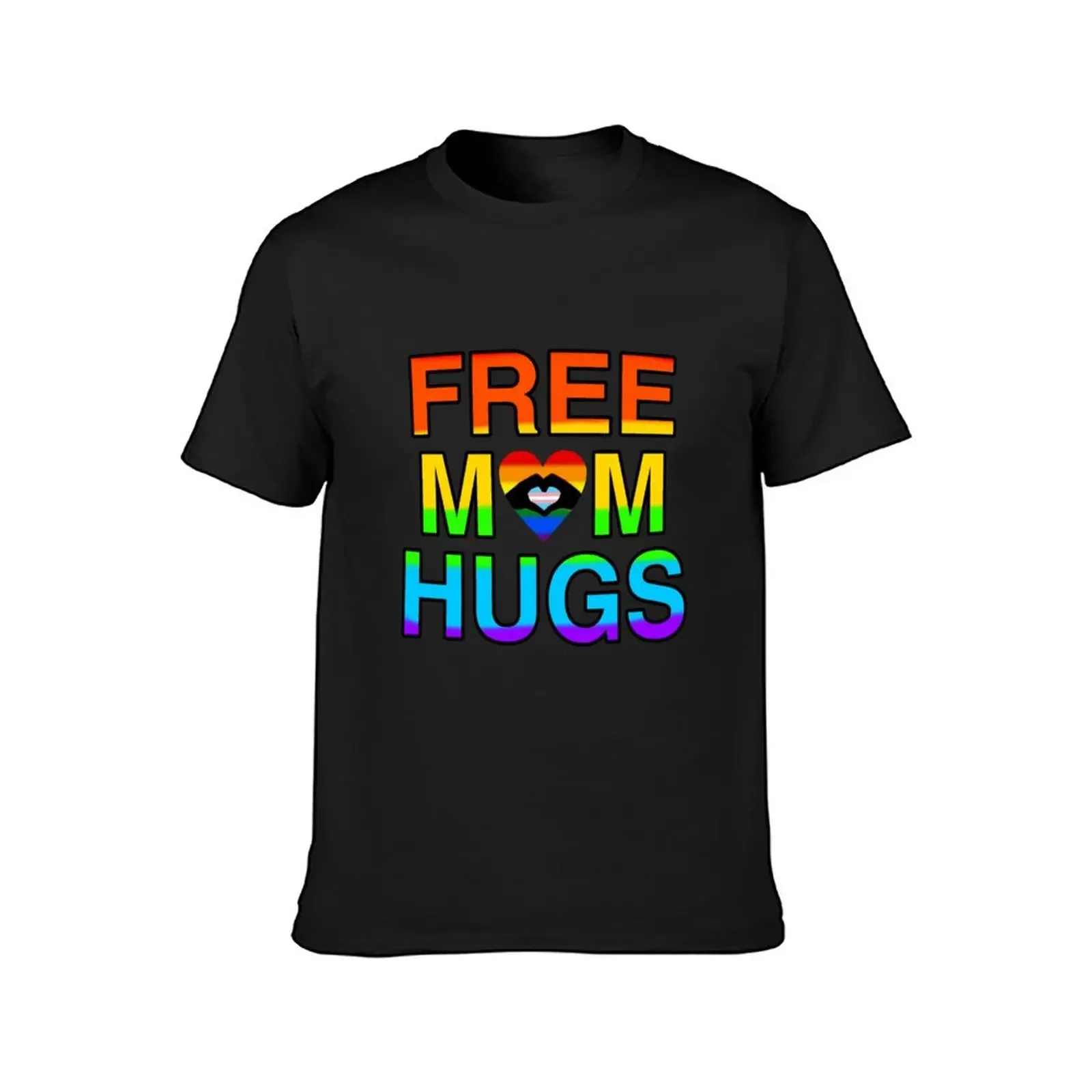 Free mum hugs 2020~1 T-Shirt cotton graphic tees boys animal print Blouse cute tops funny t shirts for men