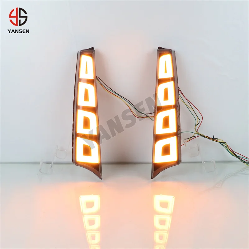 Auto Parts For Toyota Vellfire 30 Series 2019-2023 LED DRL Car Rear Window Pillar Light Turn Signal Lamp Accessories