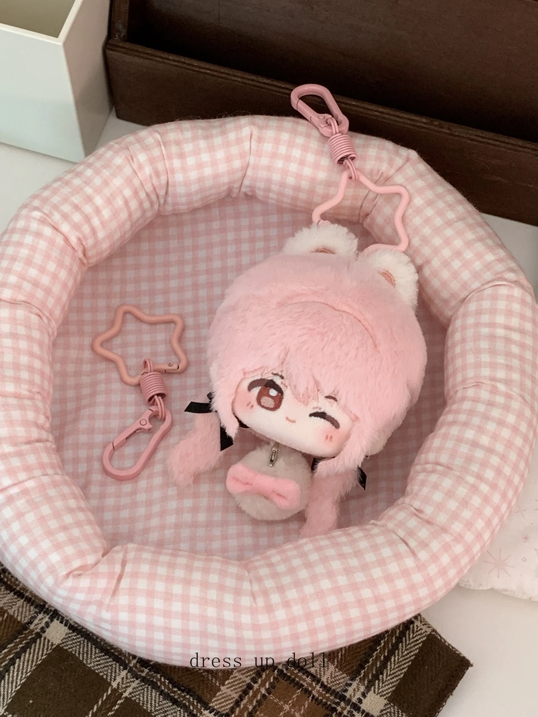 Infinito nikki 8cm jogo boneca de algodão macio dango brinquedo bonito dos desenhos animados pelúcia plushies saco pingente brinquedos coleção presente natal