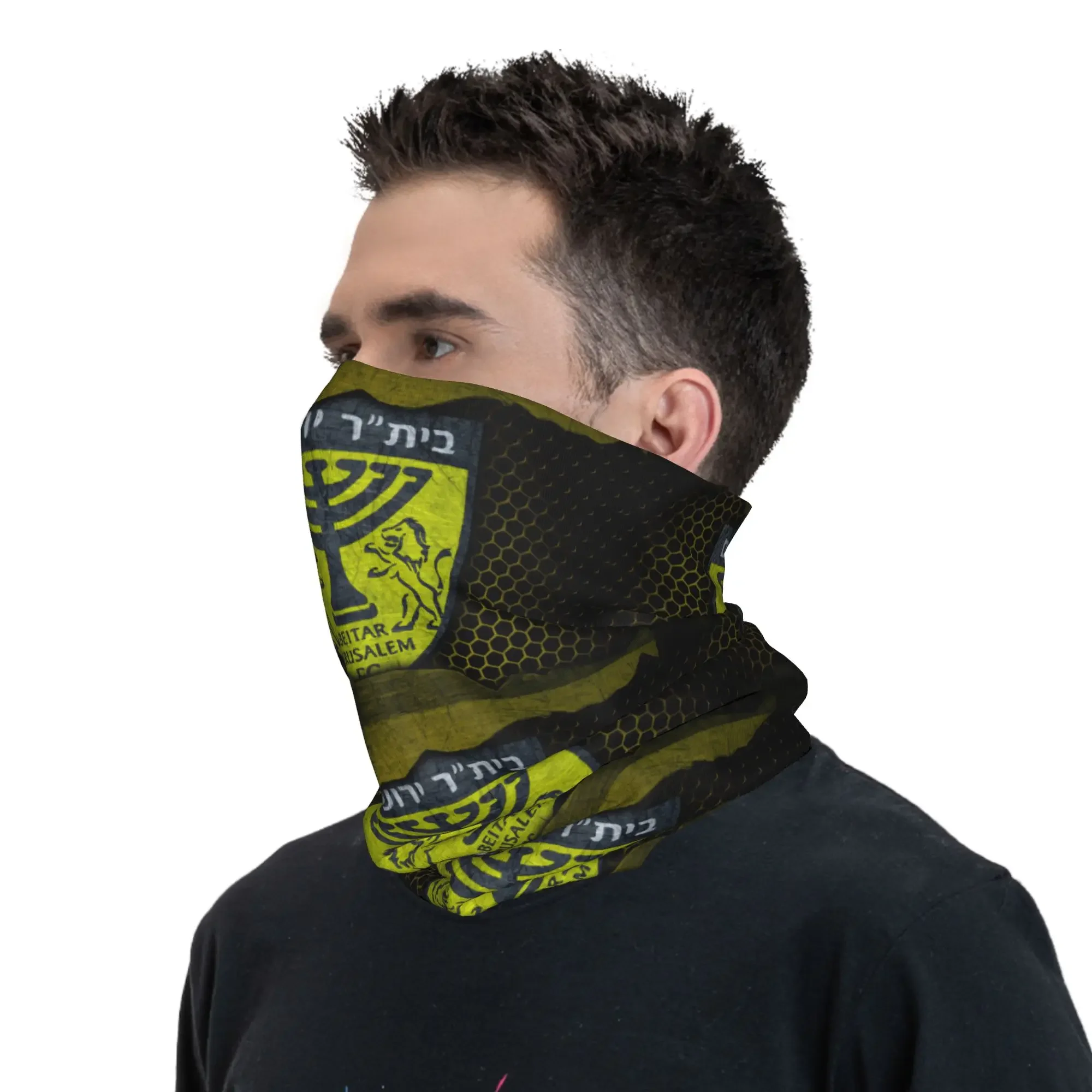 New Beitar Footbally Jerusalem FC Bandana Neck Gaiter UV Protection Face Scarf Cover Men Women  Headwear Tube Balaclava view 5