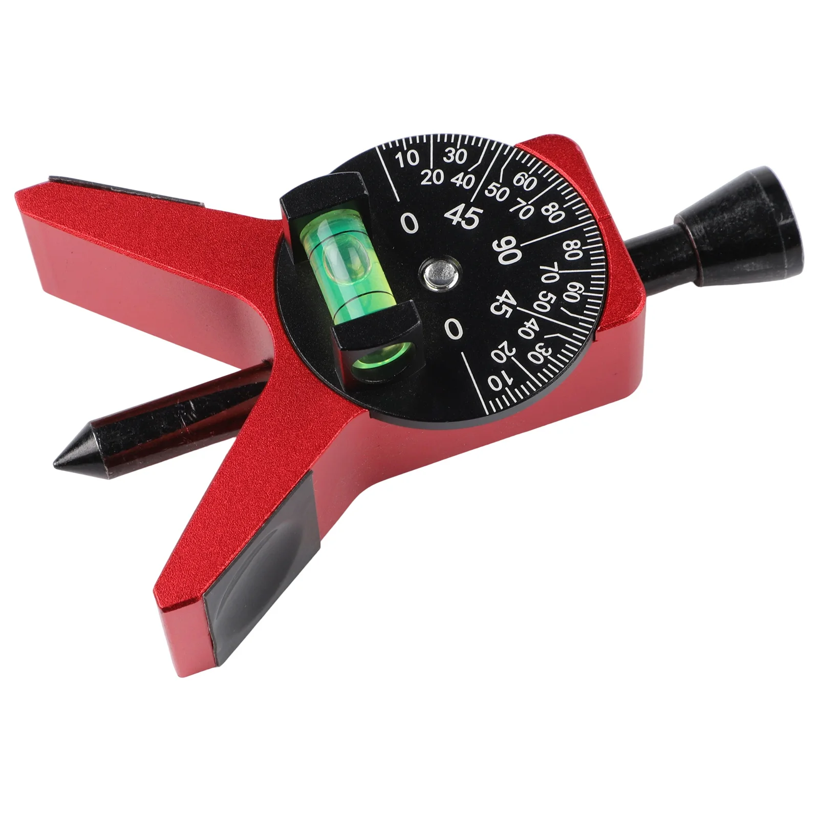 

Инструмент для определения центра трубы, совместимый с циферблатным угломером, с функцией точного центровочного пробойника и маркировочной колонки.