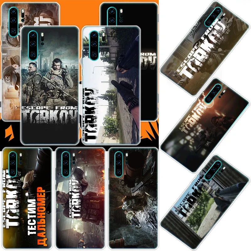 Escape From Tarkov Phone Case For Huawei Mate 40 Pro 30 20 Lite 10 Huawei P30 Lite P50 Pro P40 P20 P10 Cover Coque