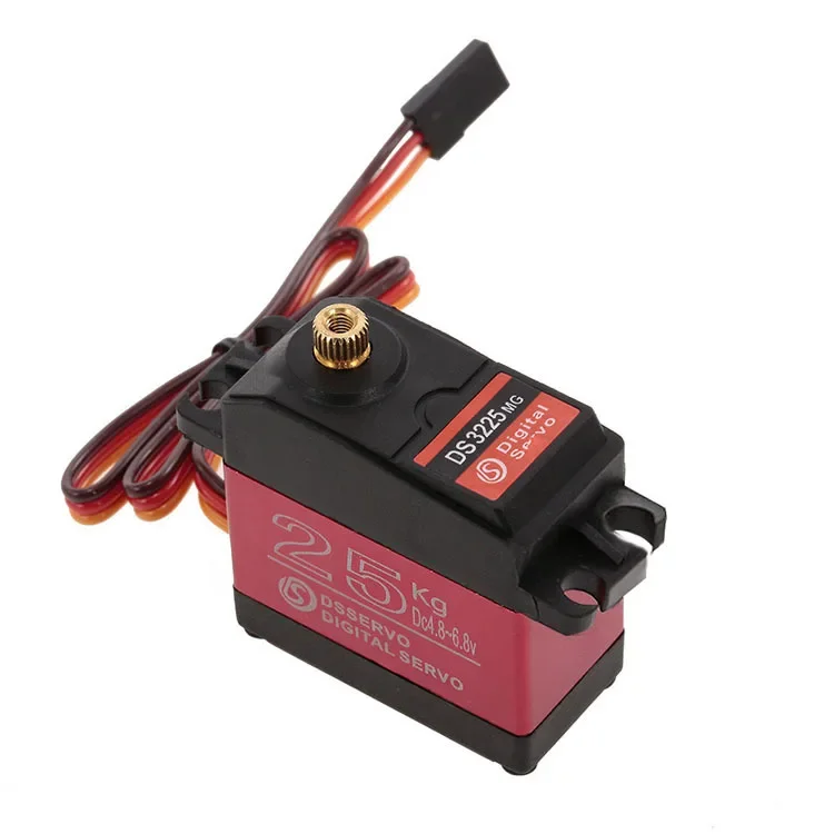 Digital Servo DS3225MG 25KG High Torque 180 Degree Metal Gear Strong Compatibility for Robotic Arm RC Car Boat Airplane