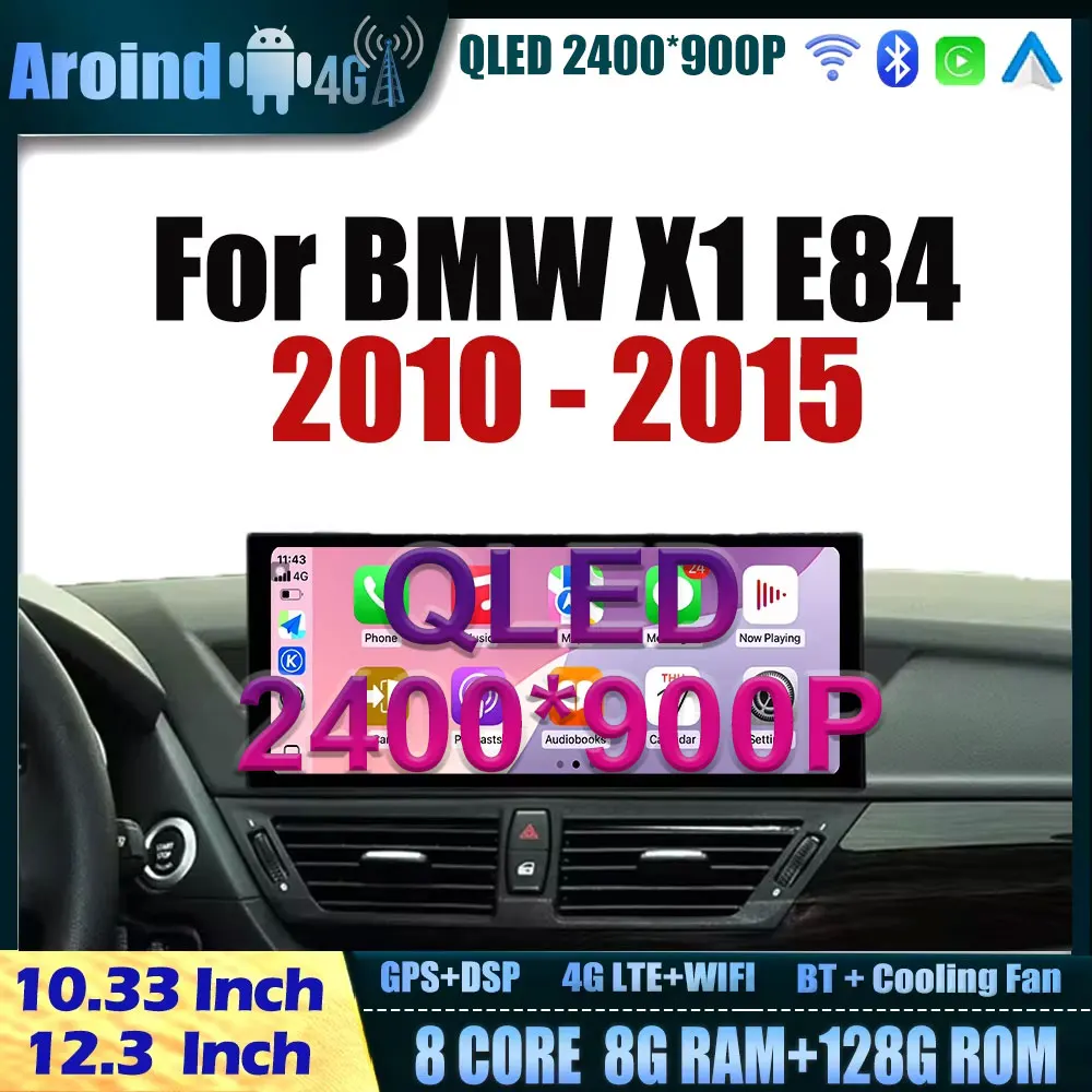 

Android 14 Car Radio for BMW X1 E84 2010 - 2015 CIC System Touch Screen Multimedia Video Player DSP Stereo GPS Navigation Tools