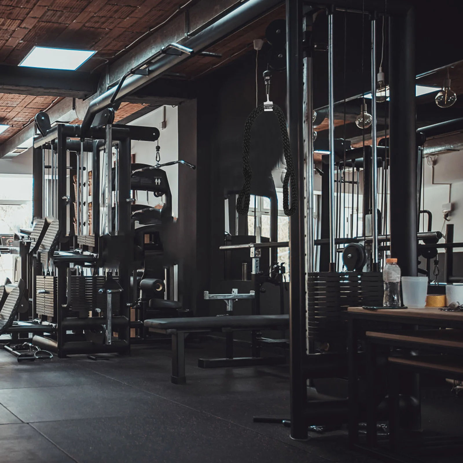 

Triceps Rope Strength Attachment Gym Straps Pulley Workout Handles Ergonomic Tricep Rope Yoga Lift Resistance Training Fitness