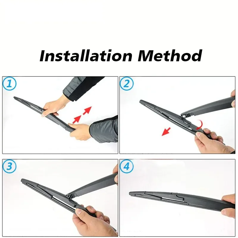 Car Wiper Blade Rear Back Window Windscreen Windshield Wipers Auto Accessories For KIA Cerato Hatchback 355mm 2005 - 2012