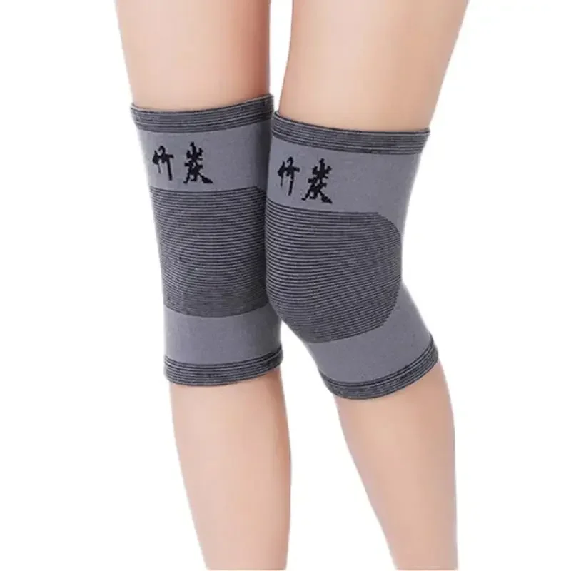 Autumn and Winter Cold As Warm Bamboo Charcoal Knee Pads Unisex Sports Breathable Leg Covers Elastic Tight Slim Legs Socks Gifts