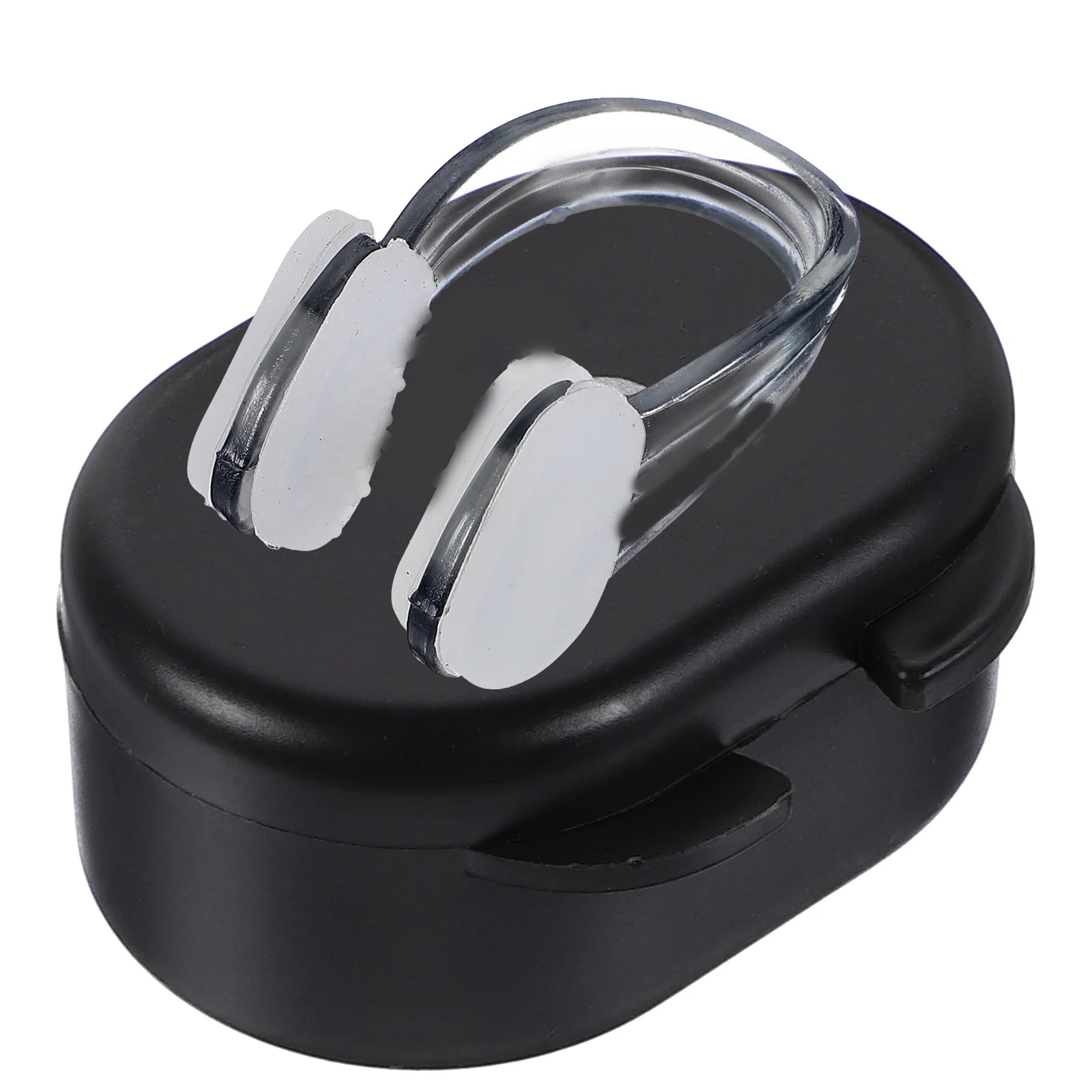 

Padded Reusable Clip Tpe Pc Sturdy Comfortable For Swimming Nose Clip Diving Pool Accessories Nose Protector Black