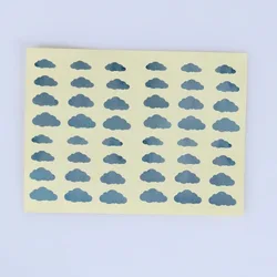 1PCS Bat/Bird/Cloud Pattern Guitar Sticker Guitar Fretboard Decor Inlay Stickers Adhesive Marker for Acoustic Electric Guitar