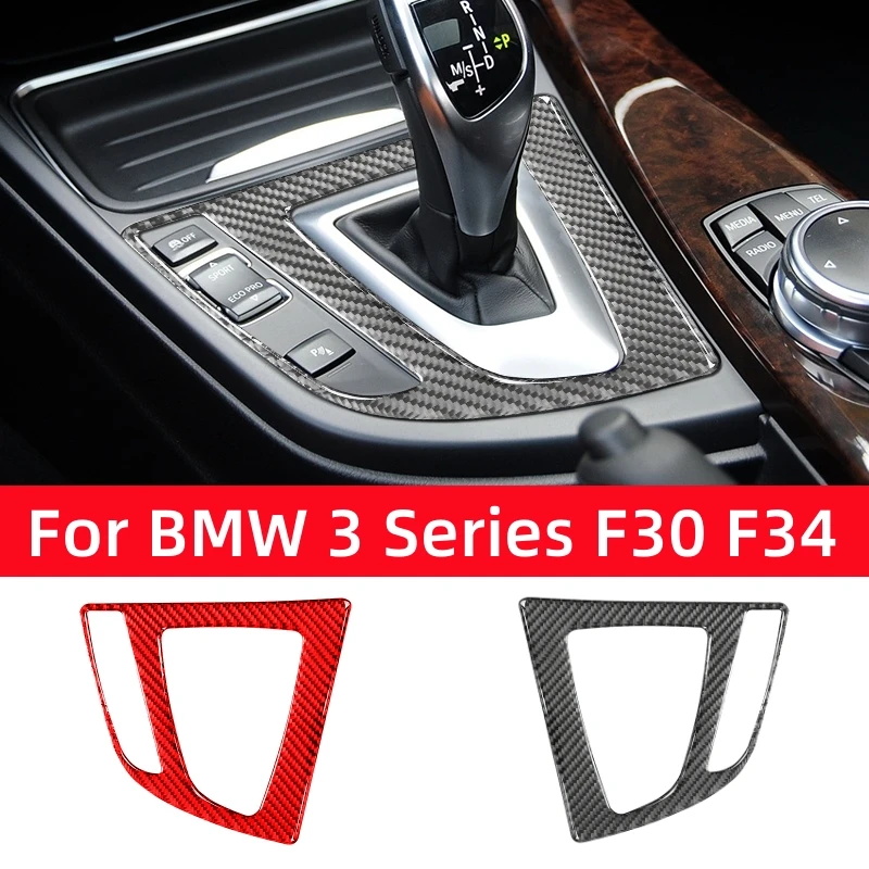 

Scratch-Resistant Carbon Fiber Gear Shift Frame Sticker for BMW 3 Series GT (F30/F34) 2013-2018