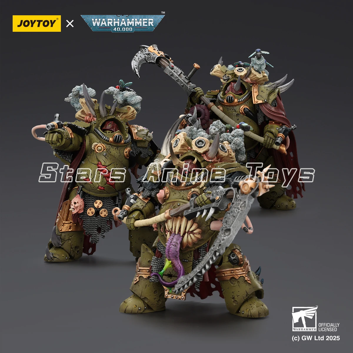 【先行販売】オリジナル JOYTOY ウォーハンマー 40000 デスガード デスシュラウド ターミネーター チャンピオン マンリーパーとプラグスプーターガントレット付き