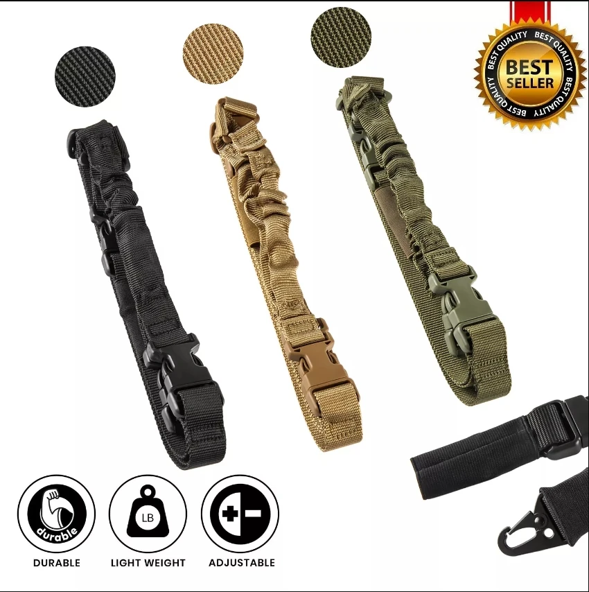 Dulgun-Bretelle réglable à point unique pour fusil Airsoft, longueur de sangle initiée, accessoires de chasse, environnement figuré