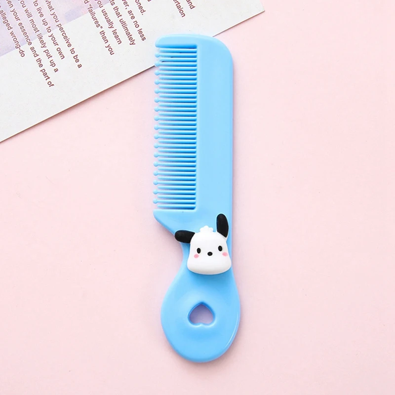 Cute Kids Hairdressing Comb Anti-static Pointed Tail Comb for Girls Whale Dinosaur Giraffe Hair Cmb Kids