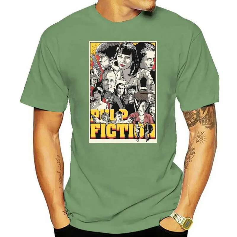 

Pulp Fiction Wallace Jules Winnfield Vincent Men Women Unisex T-Shirt 2756 New Cool Tee Shirt