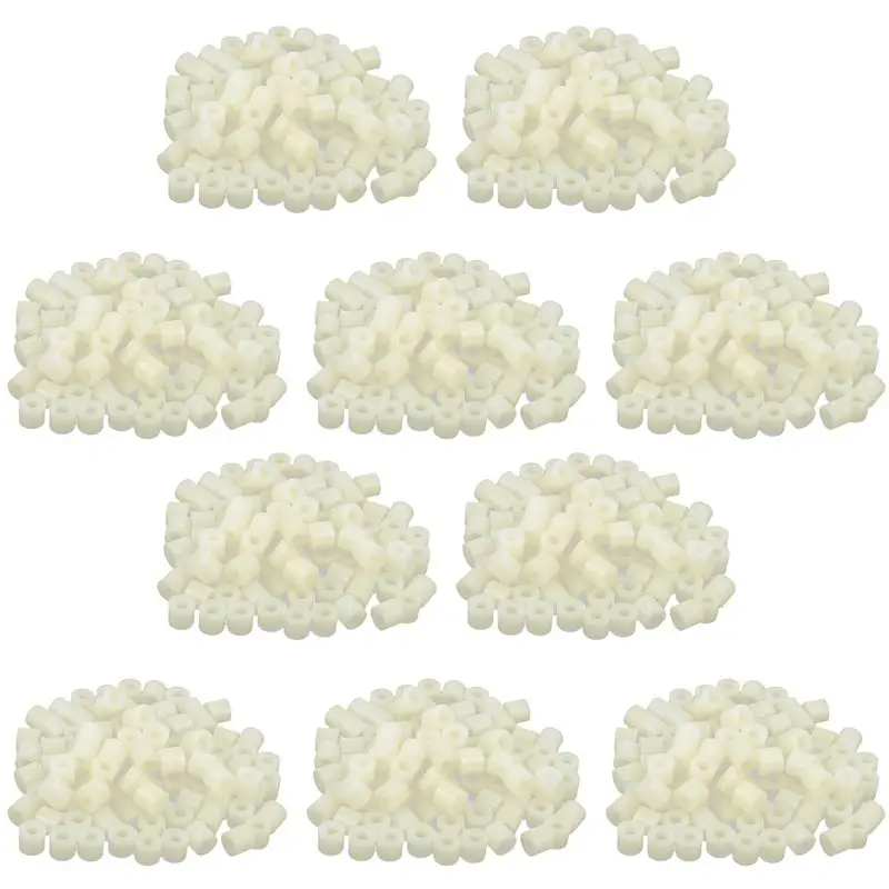 A7THK-Plastic Cylinder Spacer Washer 7Mm X 3.2Mm X 6Mm 1000 Pcs Ivory