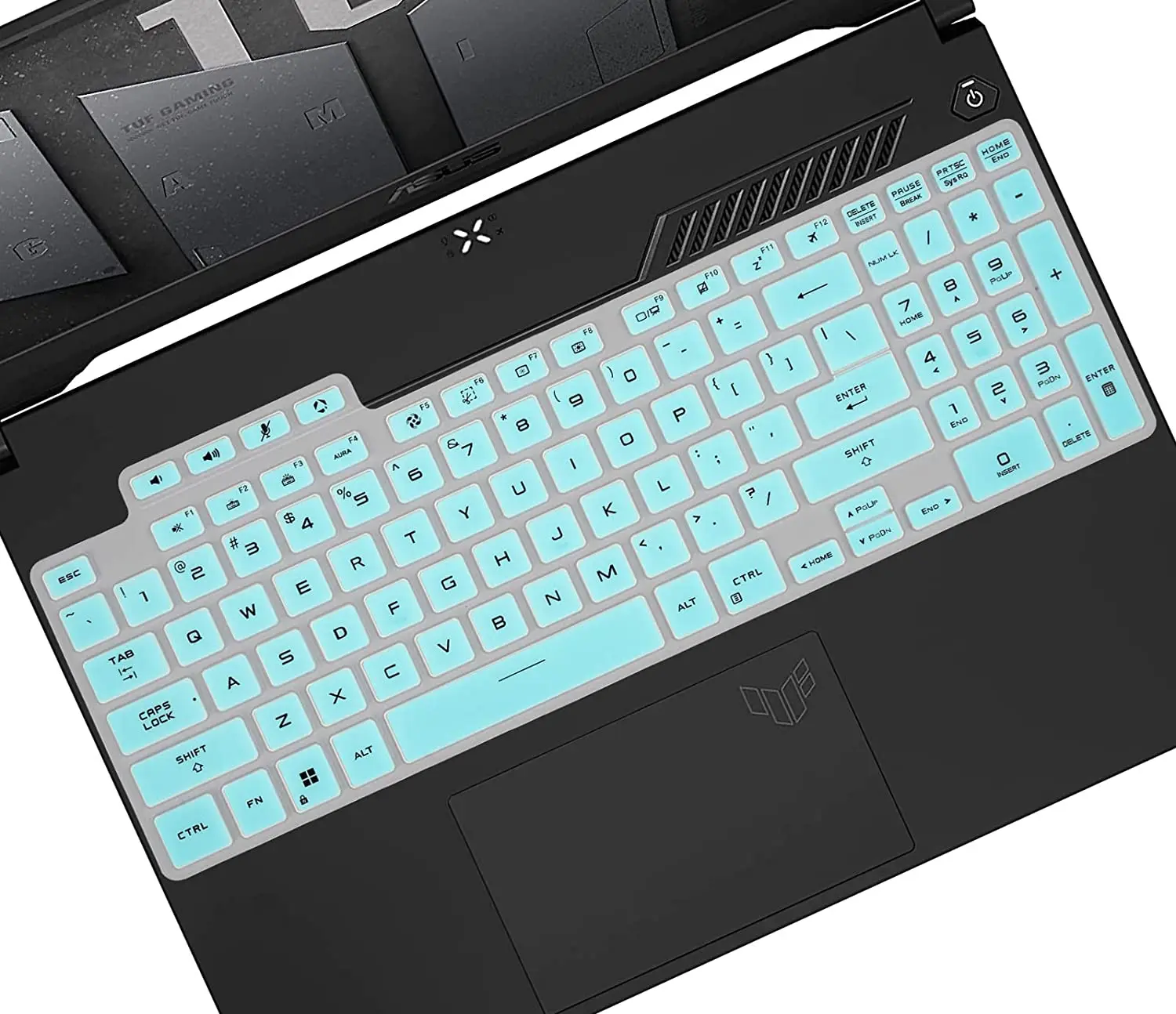 For ASUS TUF Gaming F17 & A17 TUF Gaming F15 & A15 FA507, TUF Dash 15 2022 FX517 Series TPU Silicone Laptop Keyboard Cover Skin