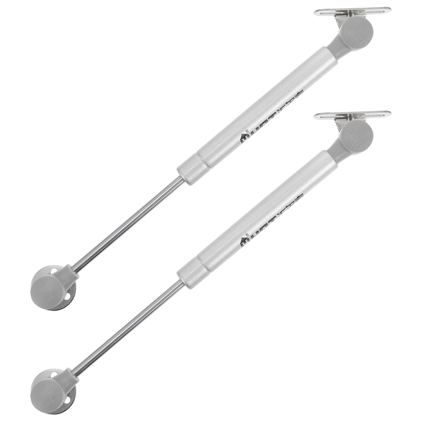 

2 Pcs Hydraulic Pressure Support Rods for Furniture Cabinets Silent Closure Gas Struts Term Use Easy Install Safe Anti
