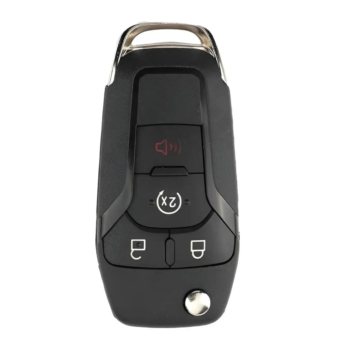 Car 4 Buttons Remote Key Fob Shell Case With Blade Fit for Ford F150 2015 2016 2017 2018 2019 ABS