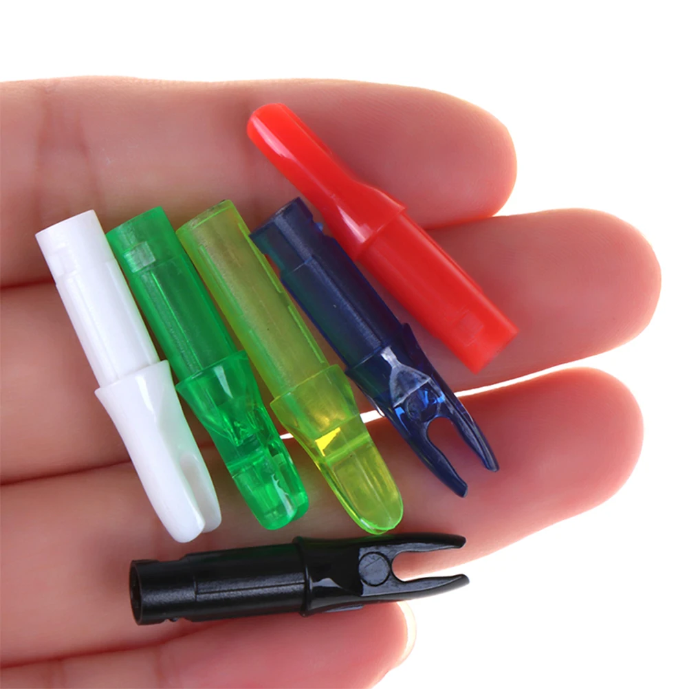 

20pcs Archery Hunting Plastic Arrow Nock Set 6.2Mm Compatible With Compound Bow Durable Accessories For Target Practice Mixed