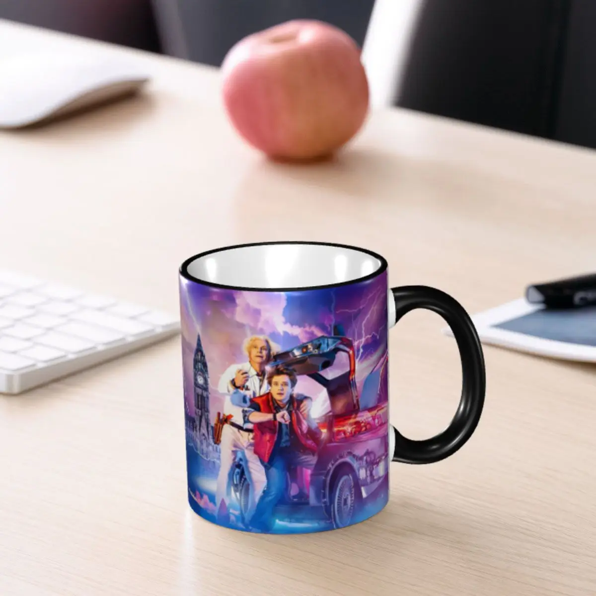 Personalized Back To The Future Mug DIY Sci-Fi Comedy Movie Ceramic Tea Milk Coffee Cups