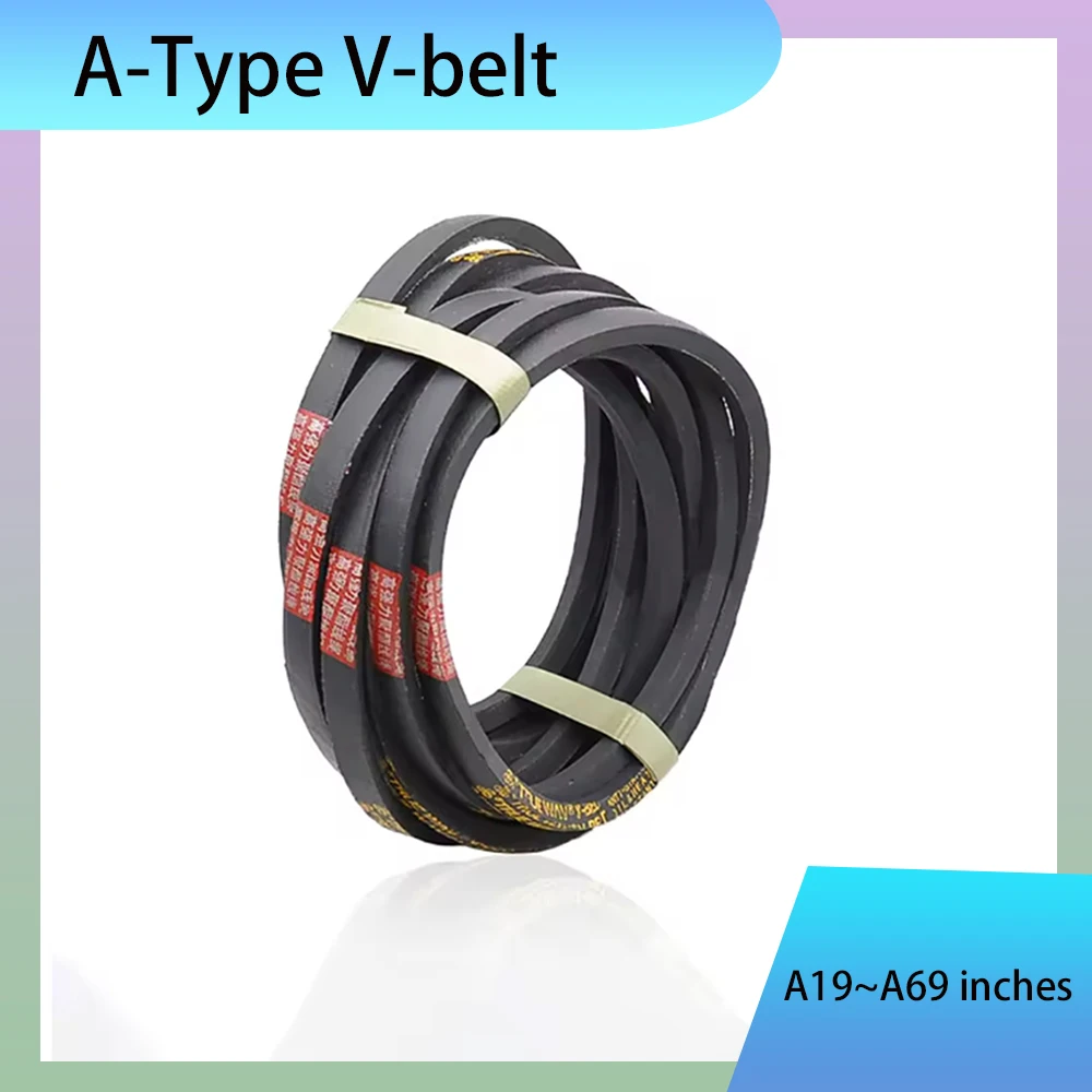 1Pcs A19 20 21 22 23 24 25 26 27 28 29-69 Inch A Type V-belt Triangle Belt Industrial Agricultural Equipment Transmission Belt