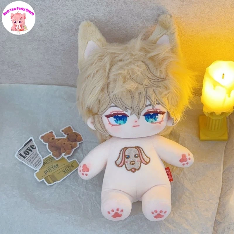 

Милая Honkai: Star Rail Gepard Landau, красивая плюшевая кукла, хлопковое тело, 20 см, аниме, платье, плюшевые игрушки, фигурки, подушка