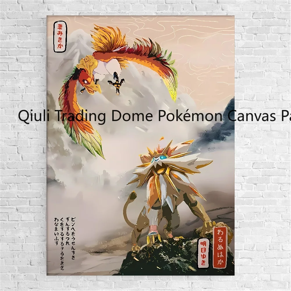 Pokemon Anime HD Poster Pikachu Painting Wall Art Comics Pictures Cuadros Best Gift Classic Modular Prints Decoration Paintings