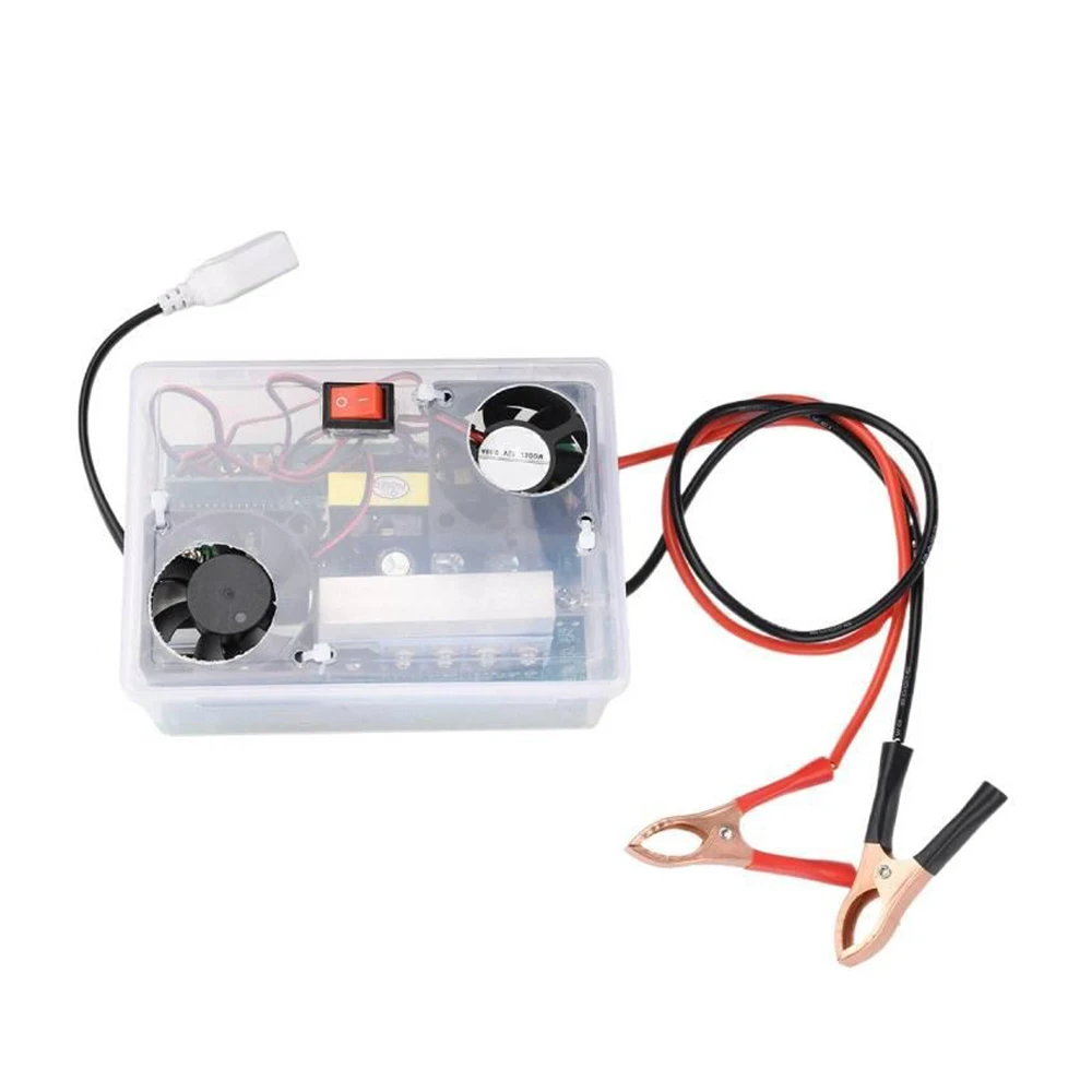 500W Max DC-AC Boost Inverter Module DC12-14.5V to AC220V 300W Continuous Cooling Fan Power Switch for Home Outdoor Appliances