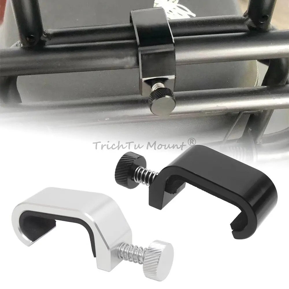 For Vespa GTS LX LXV Sprint Primavera 50 125 250 300 Aluminum Motorcycle Luggage Rack Basket Frame Hook Crotchet Adjuster Grip