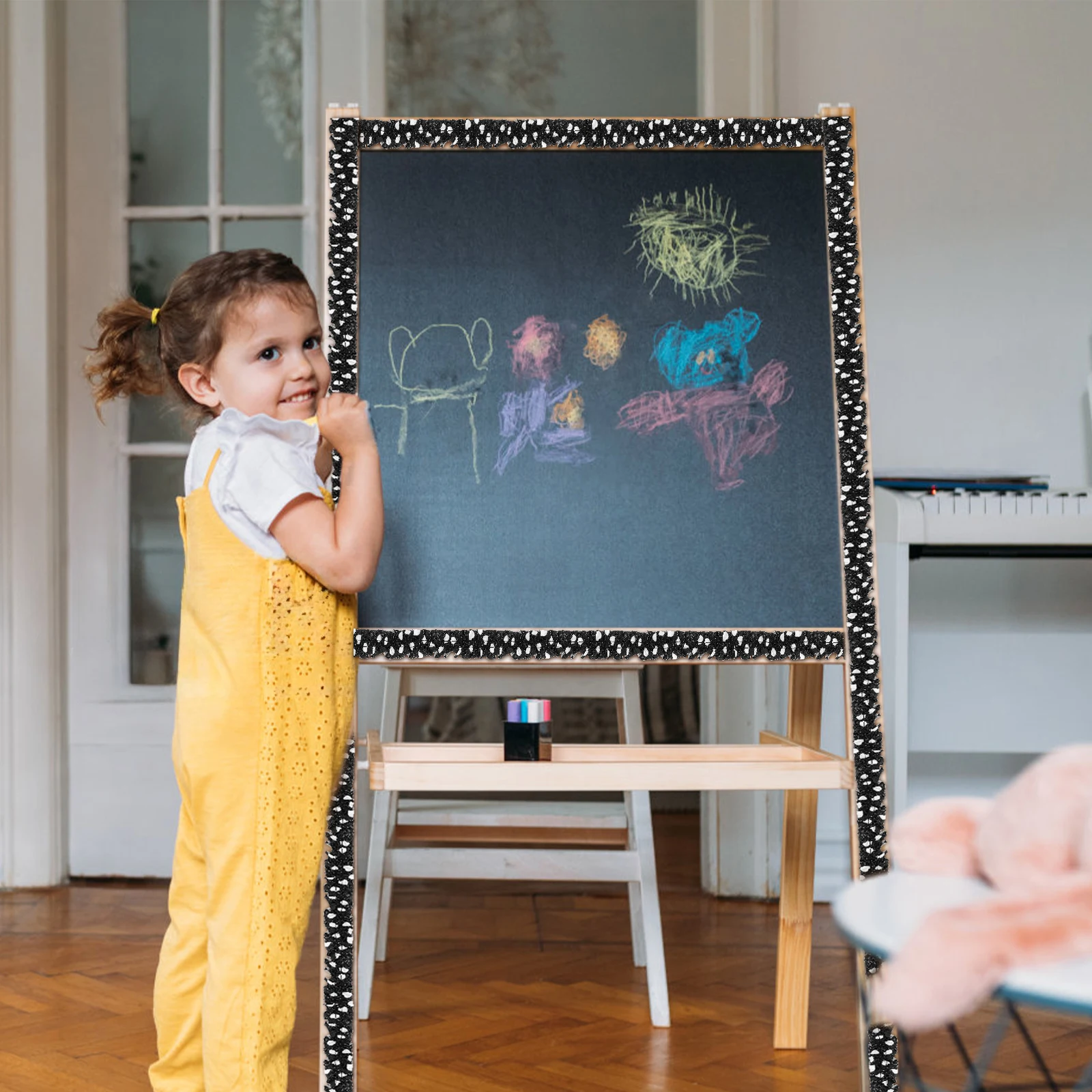 

4 Rolls Ruffled Fabric Trim Stylish Double Pleated Ribbon for Sewing Crafts Hair Bows Skirt Edging Fashion Accents Bright Colors