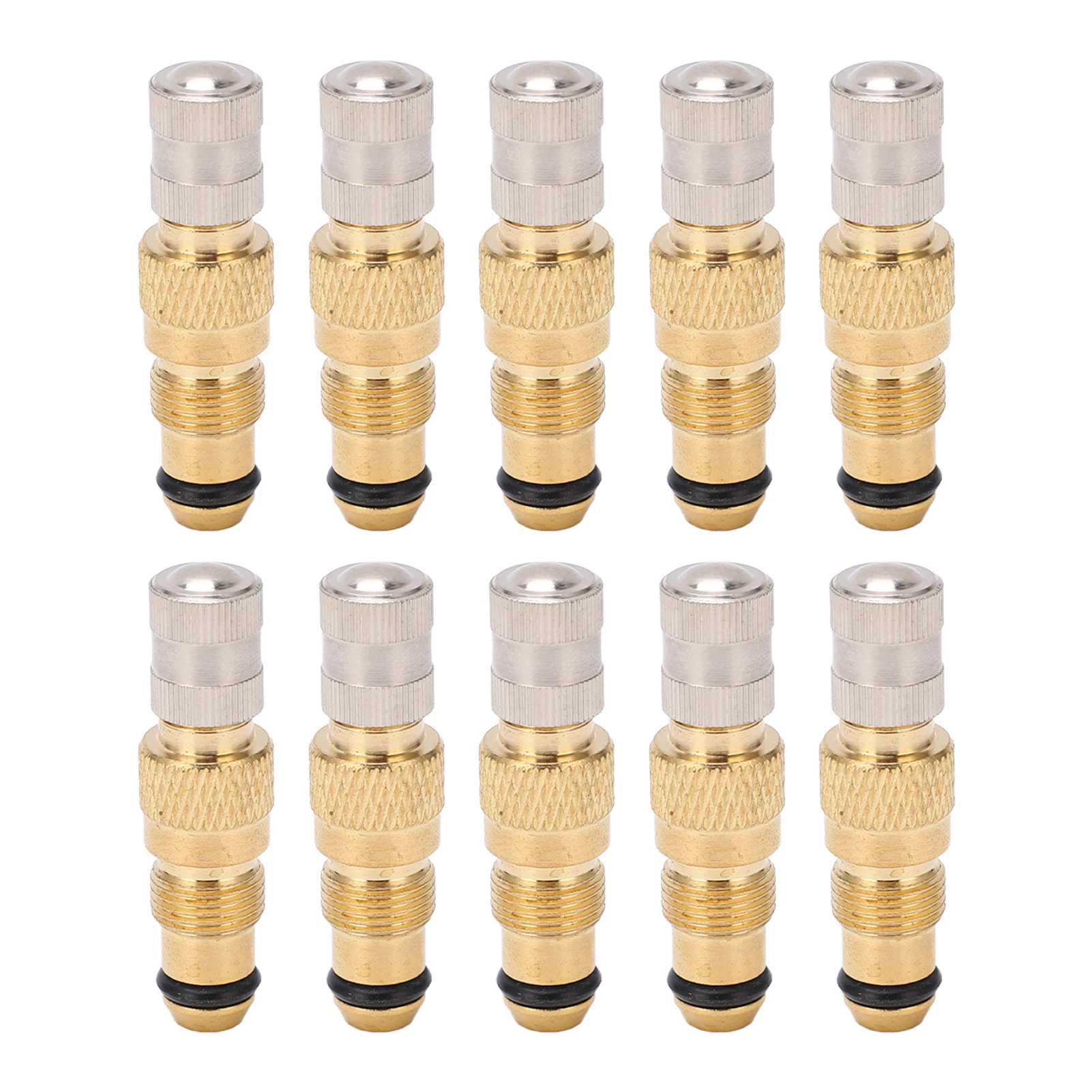 10PCS Tractor Air Liquid Valves Tire Brass Valve Stem TR218A CH3 Core Housings Replacement