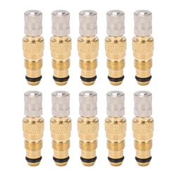 10PCS Tractor Air Liquid Valves Tire Brass Valve Stem TR218A CH3 Core Housings Replacement