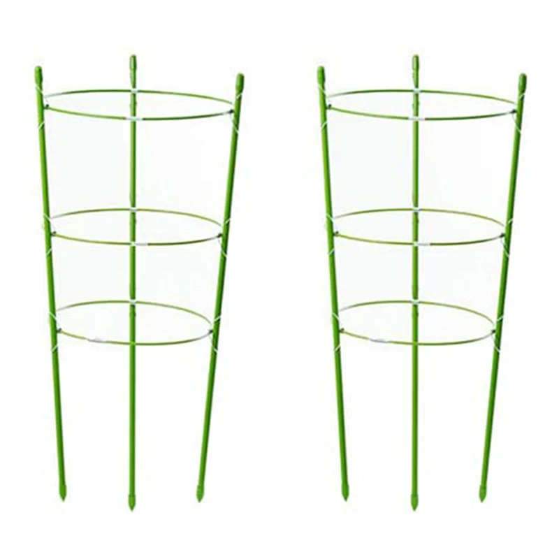 2 Pieces Garden Plant Support Climber for Tomato Cage, Upgrade 45 Cm Plant Lattice Frame Kit