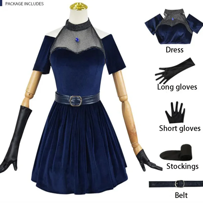 

2025 yiyi Anime ALIEN Mizi Cosplay Stage IDOL Performance Clothes Halloween Women Evening Dress Costume Part