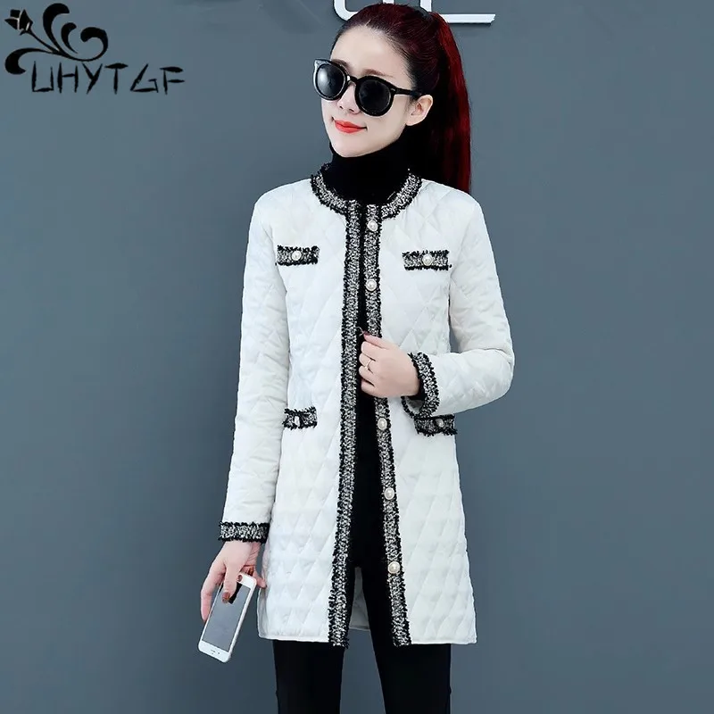 Autumn Winter Women's Elegant Fashion Loose Parkas Top Ladies Casual All-match Cardigan Coat Female Buttons Long Jacket Outwear