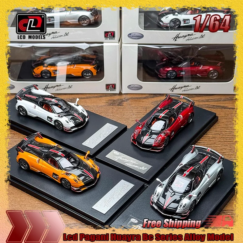 

Pagani Huayra BC Series LCD 1:64 Alloy Miniature Die-Cast Car Model New Stock Custom Children's Collectible Toy Gift Simulation