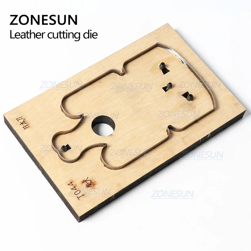 ZONESUN Dog Custom Leather Cutting Die Coin Purse Punching Handicraft Tool Wallet Die Cuts DIY Paper Laser Steel Rule Die