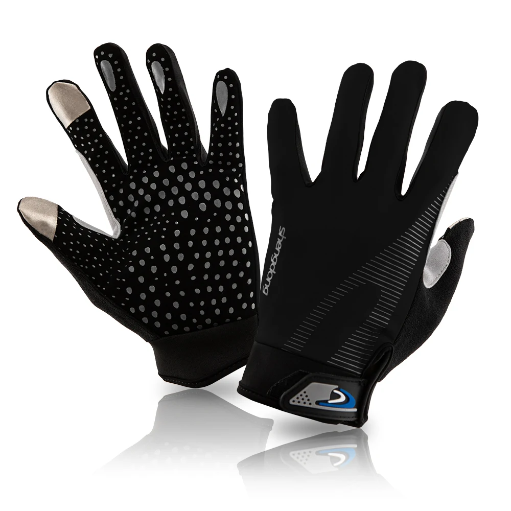 Ice Silk All Finger Sunscreen Gloves Cycling Outdoor Sports Running Motorcycle Touch Screen Street Gear Gloves For Men Women