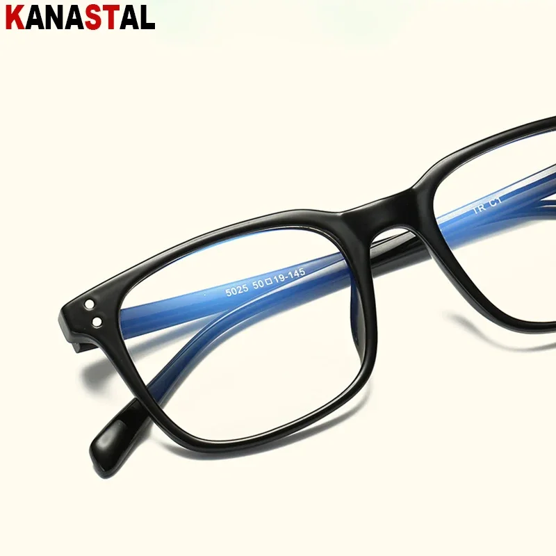 Men Women Glasses Frame Blue Light Blocking Reading Eyewear Optics Lenses Prescription Myopia TR90 Anti Ray Computer Eyeglasses