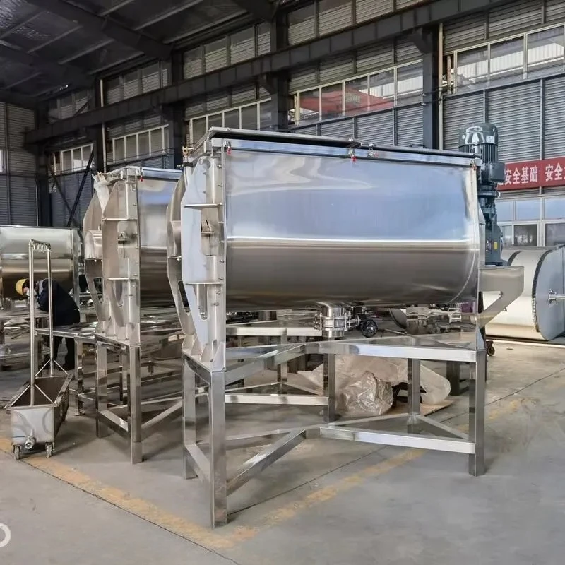 2026for 100 200 300 500 1000 Kg Industrial Horizontal Mixer Commercial Food Flour Organic Mixing Machine
