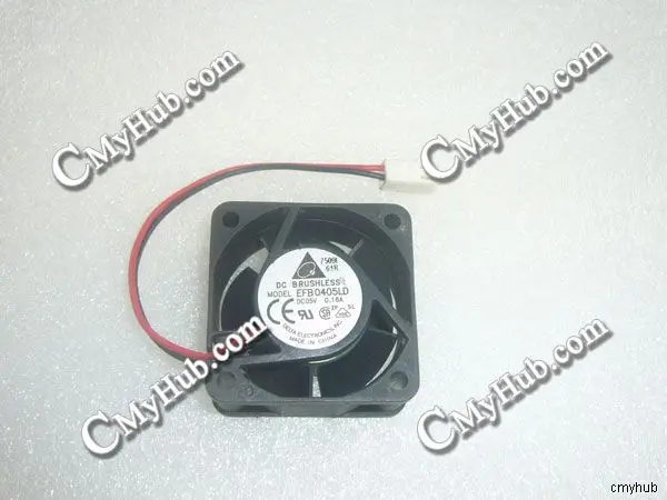 For Delta Electronics EFB0405LD DC5V 0.16A 4020 4CM 40mm 40x40x20mm 2Pin 2Wire Cooling Fan EFB0405LD