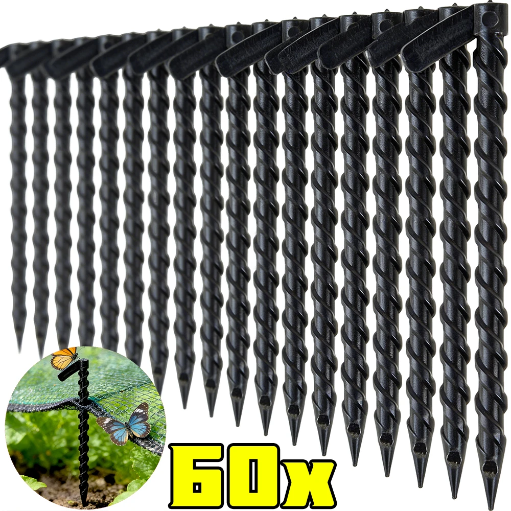 Lightweight Ground Nails Plastic Windproof Camping Tent Pegs Anchor Beach Snow Mud Stakes Pins Weed Barriers Fixing Supplies