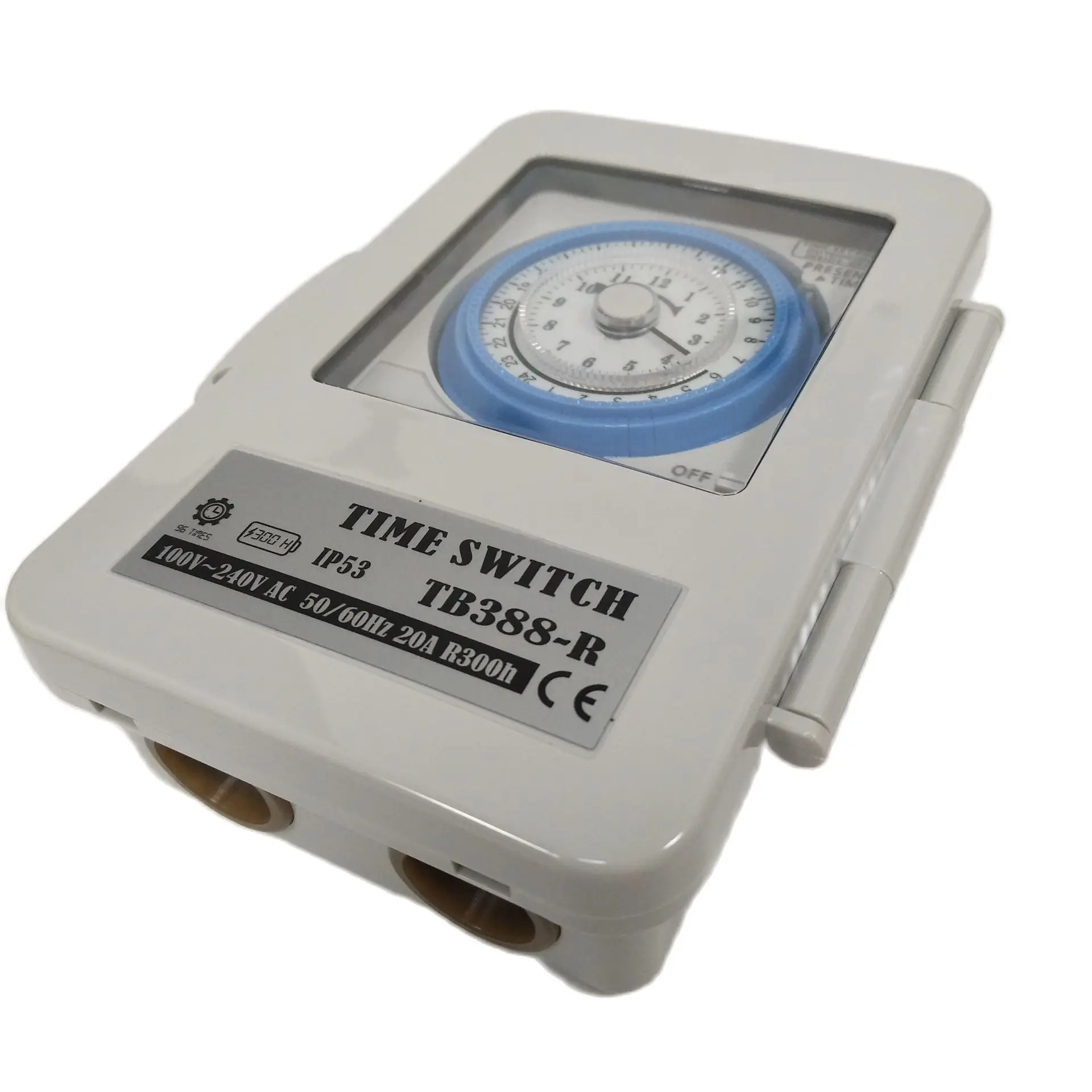 Timer meccanico TB388 TB388R 15 minuti 24 ore relè interruttore orario analogico AC220V 20A interruzione di corrente per l\'arabia saudita