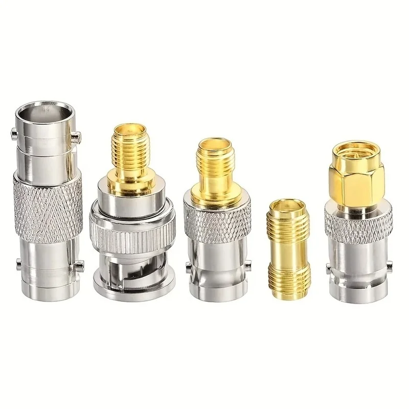 Super Sale SMA Male to BNC Male Cable 15CM + 5pcs for RF Coax Adapter Kit SMA BNC Adapter Cable Kit for RF Applications/Antenn