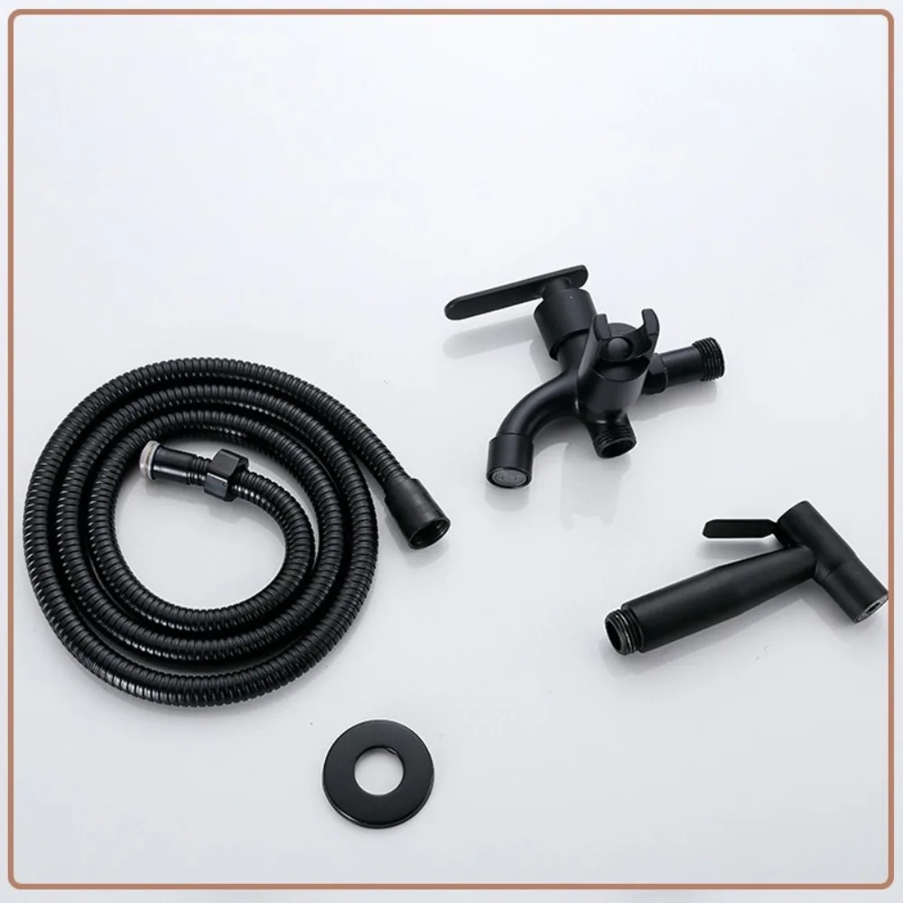 

Набор распылителей для унитаза и биде из нержавеющей стали 1 в 2, душевой душ высокого давления, многофункциональный ручной смеситель, распылитель для унитаза