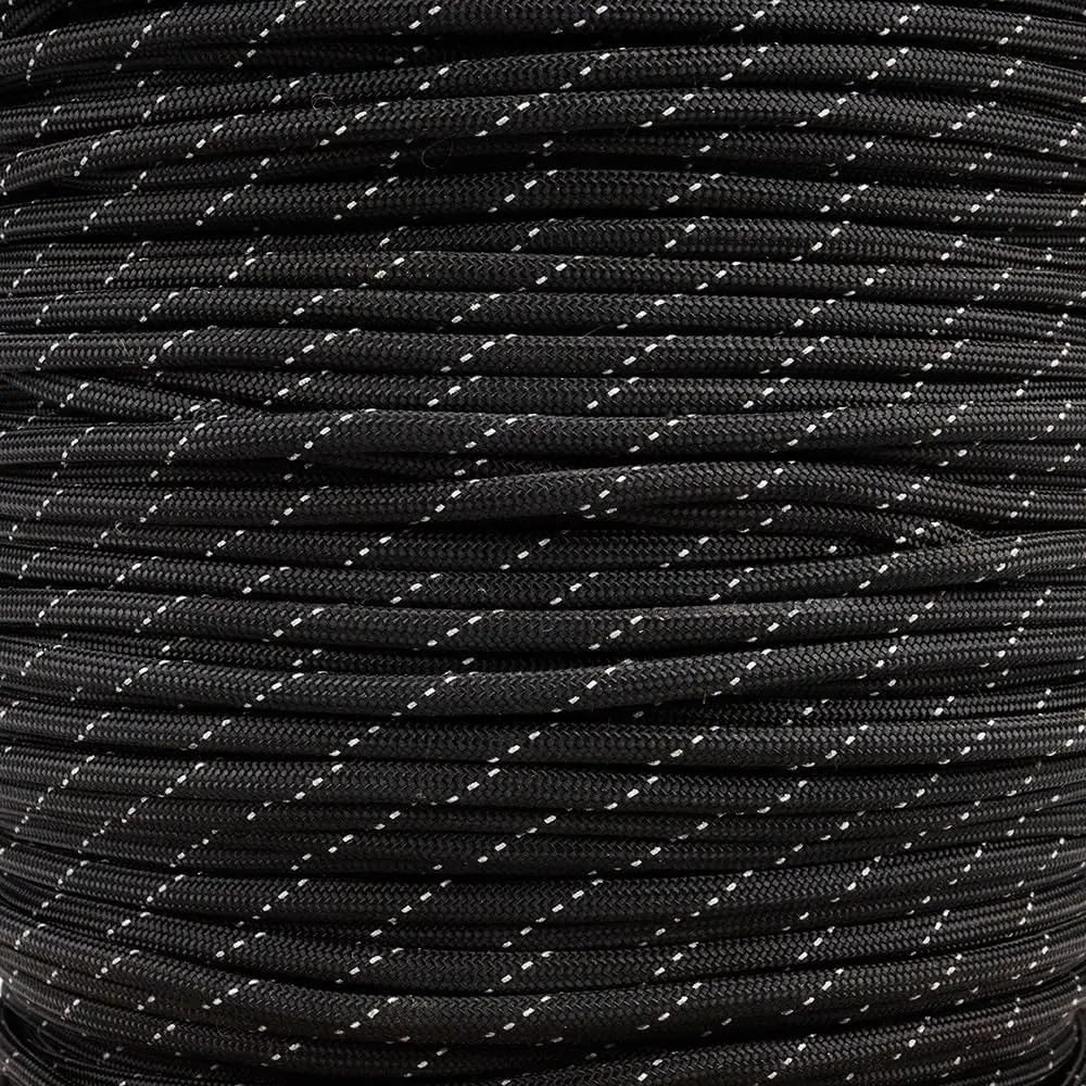 550lb Paracord – 7 Strand Type III Nylon Parachute Cord for Hiking, Camping, and Fishing – 30+ Colors and 6 Length Options