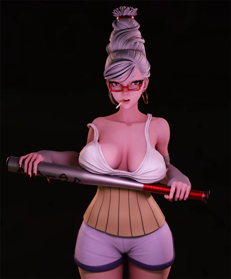 LinDeekin D94 Kit garage 3D personalizzati Figura non verniciata Modelli GK Puzzle in resina bianca smontato di modelli di personaggi