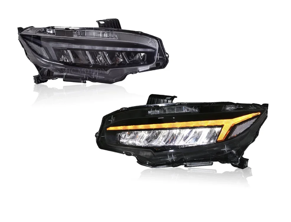 MRD LED Farol para GEN 10 Sedan 2016-2021 Led Head Light RGB farol