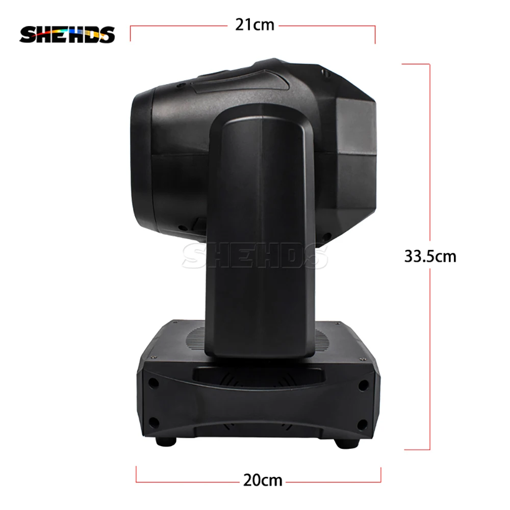 SHHEHDS 2 PCS Spotlight 100W Moving Moving Light with 6 Prisms for Disco DJ Theater Concert Bar Dance Theater